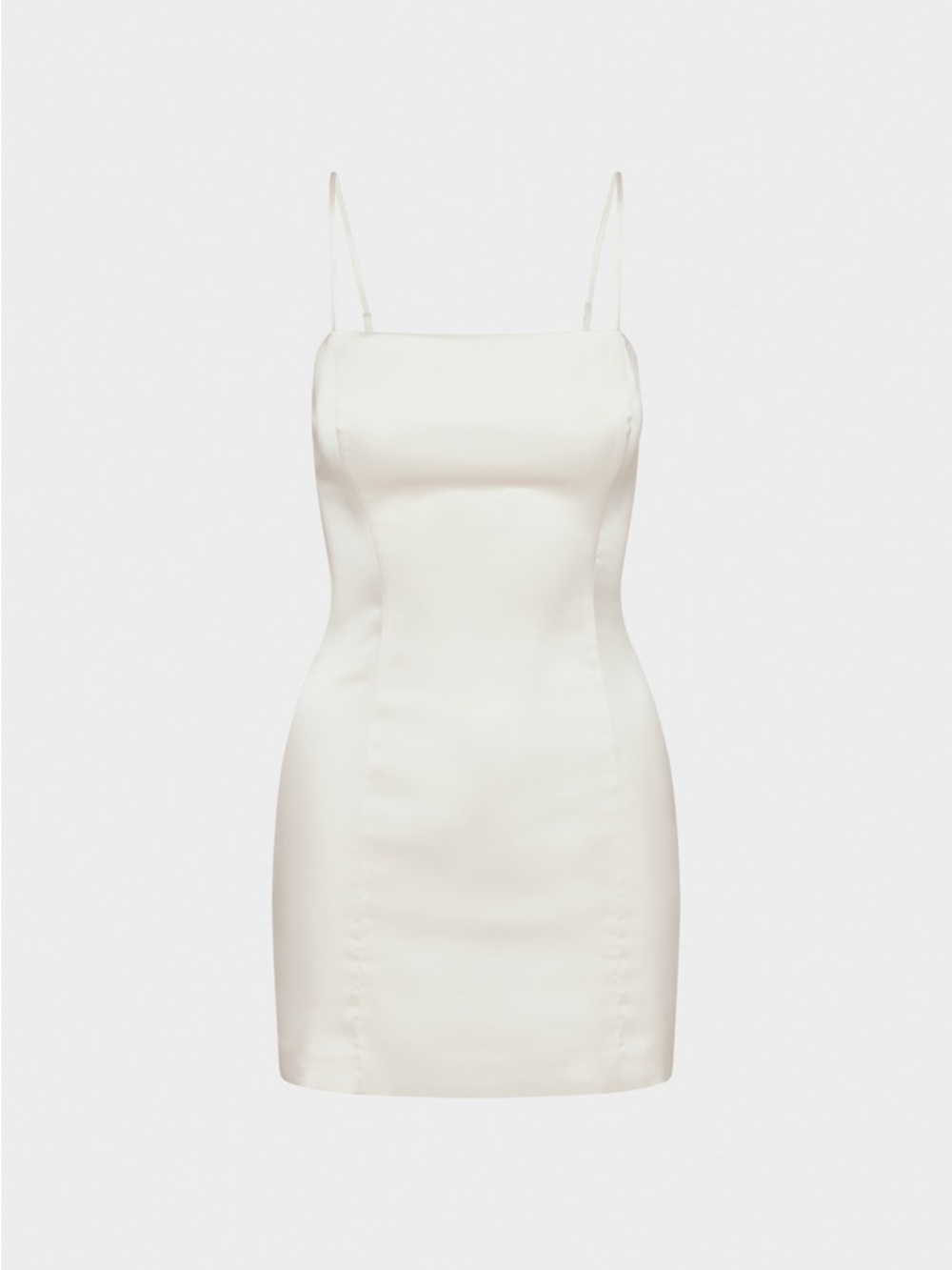 Sunday Best Blush Satin Shimmer Mini Dress